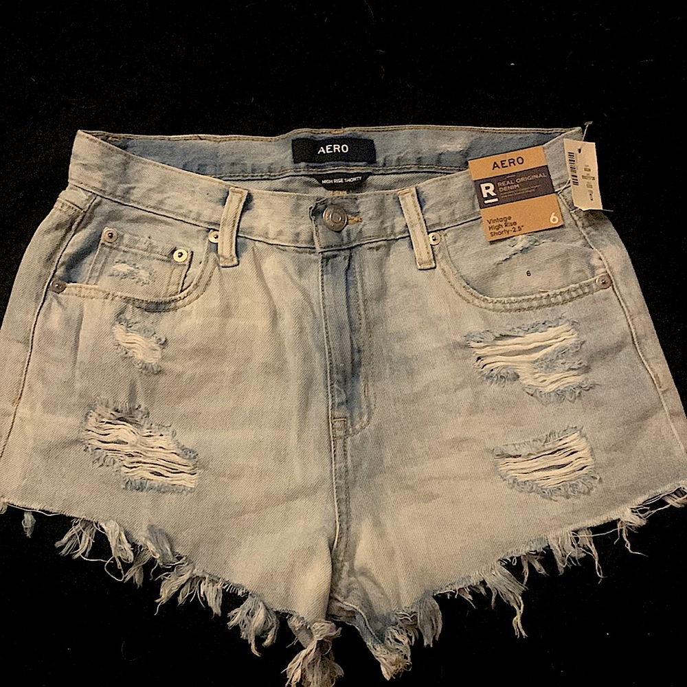 NWT Aero Vintage High Rise Shorty Size 6